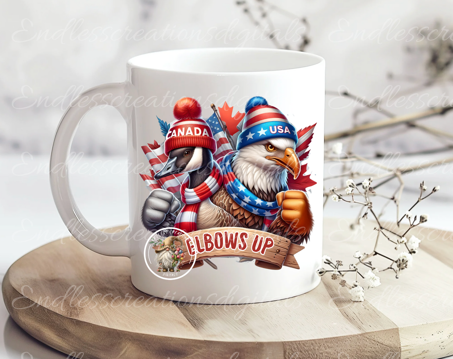 ELBOWS UP CANADA NOT FOR SALE