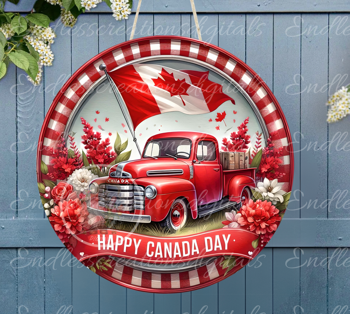 CANADA RED TRUCK PHYSICAL 10" ROUND 2 OPTIONS