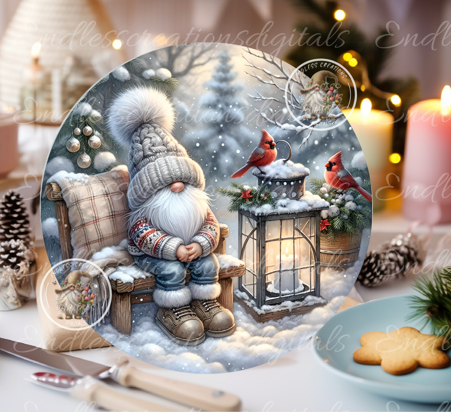 WINTER LET IT SNOW GNOME