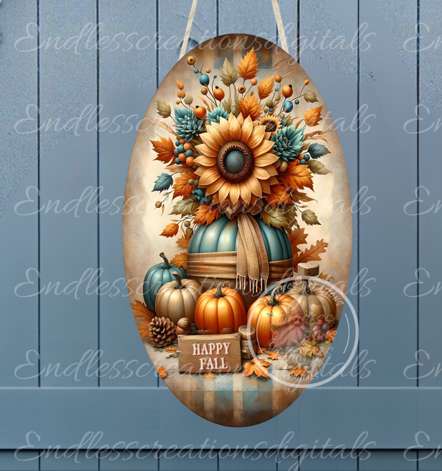 HAPPY FALL OVAL DIGITAL