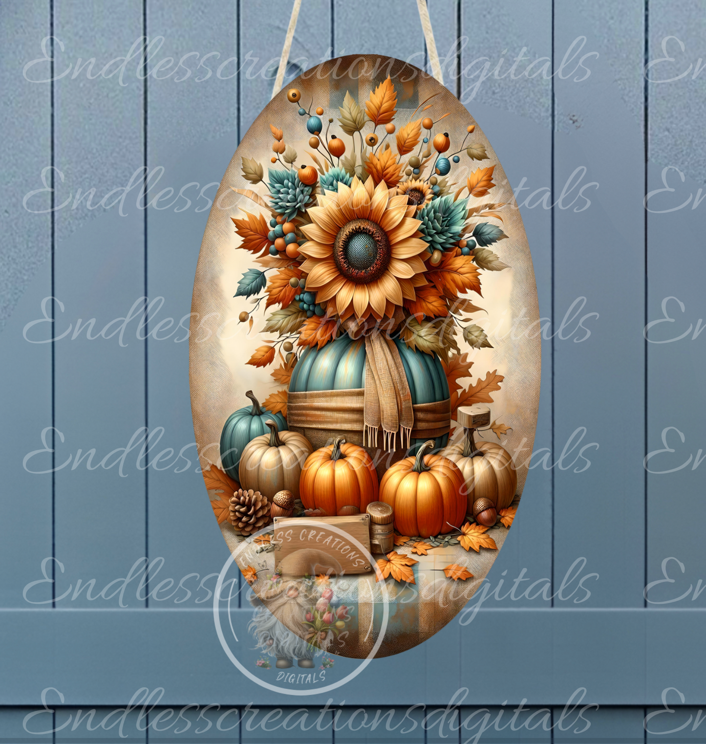 HAPPY FALL OVAL DIGITAL