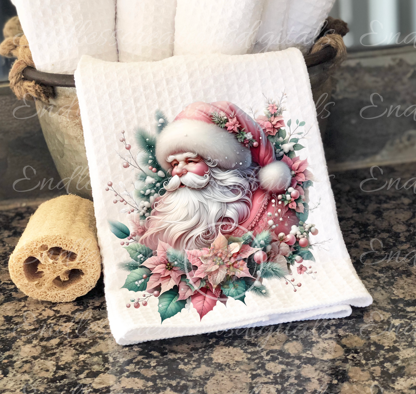 PINK VINTAGE CHRISTMAS SANTA BUNDLE