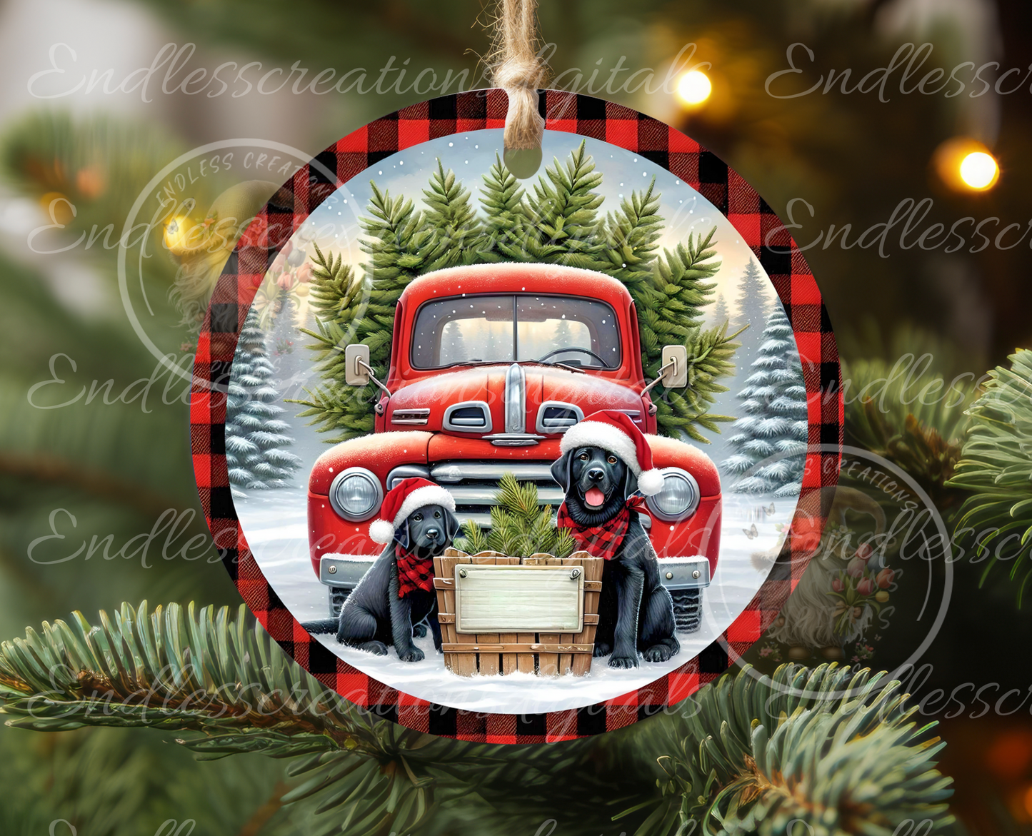 FRESH CUT TREES WINTER TRUCK
