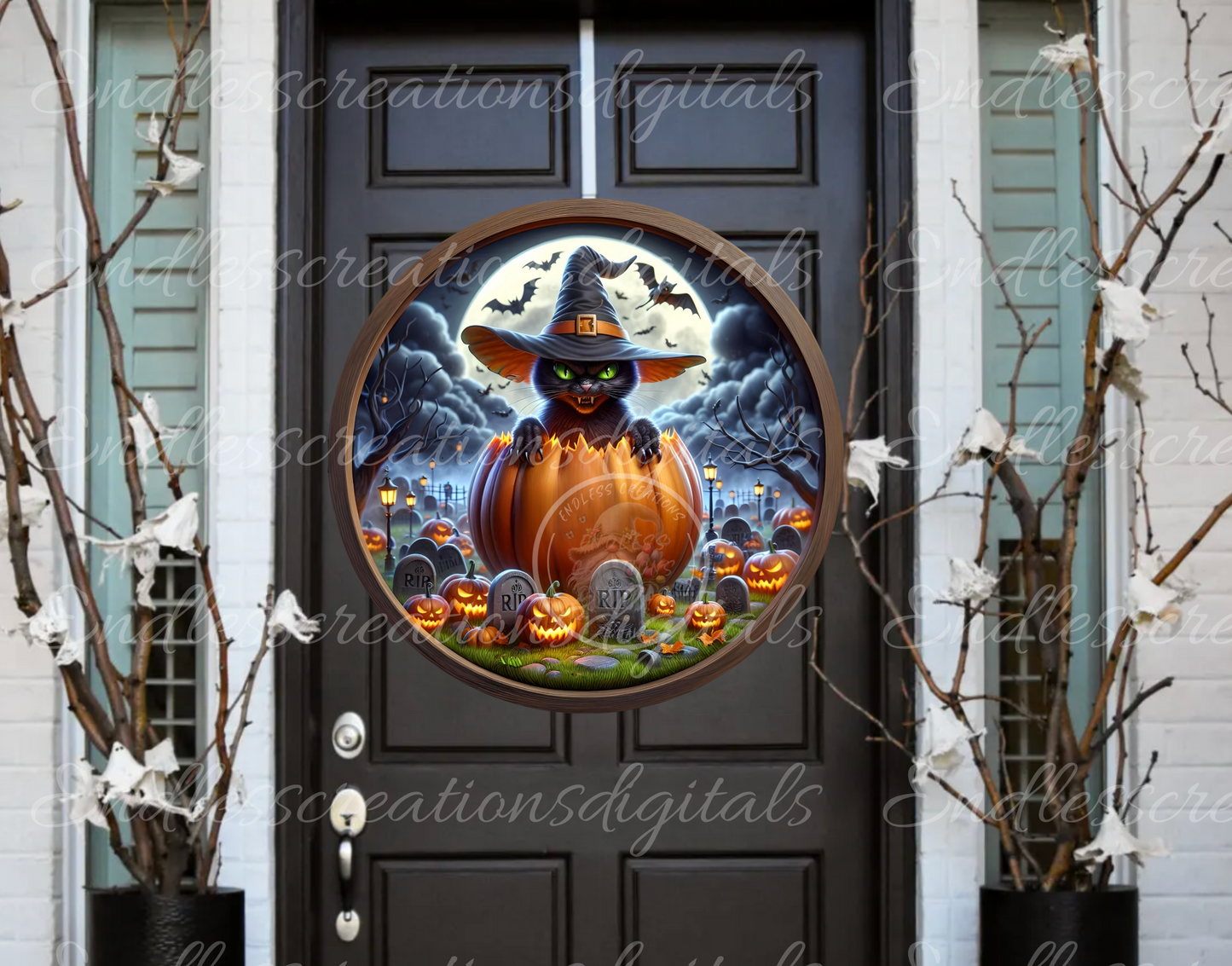 IT'S OCTOBER WITCHES FALL HALLOWEEN ROUND