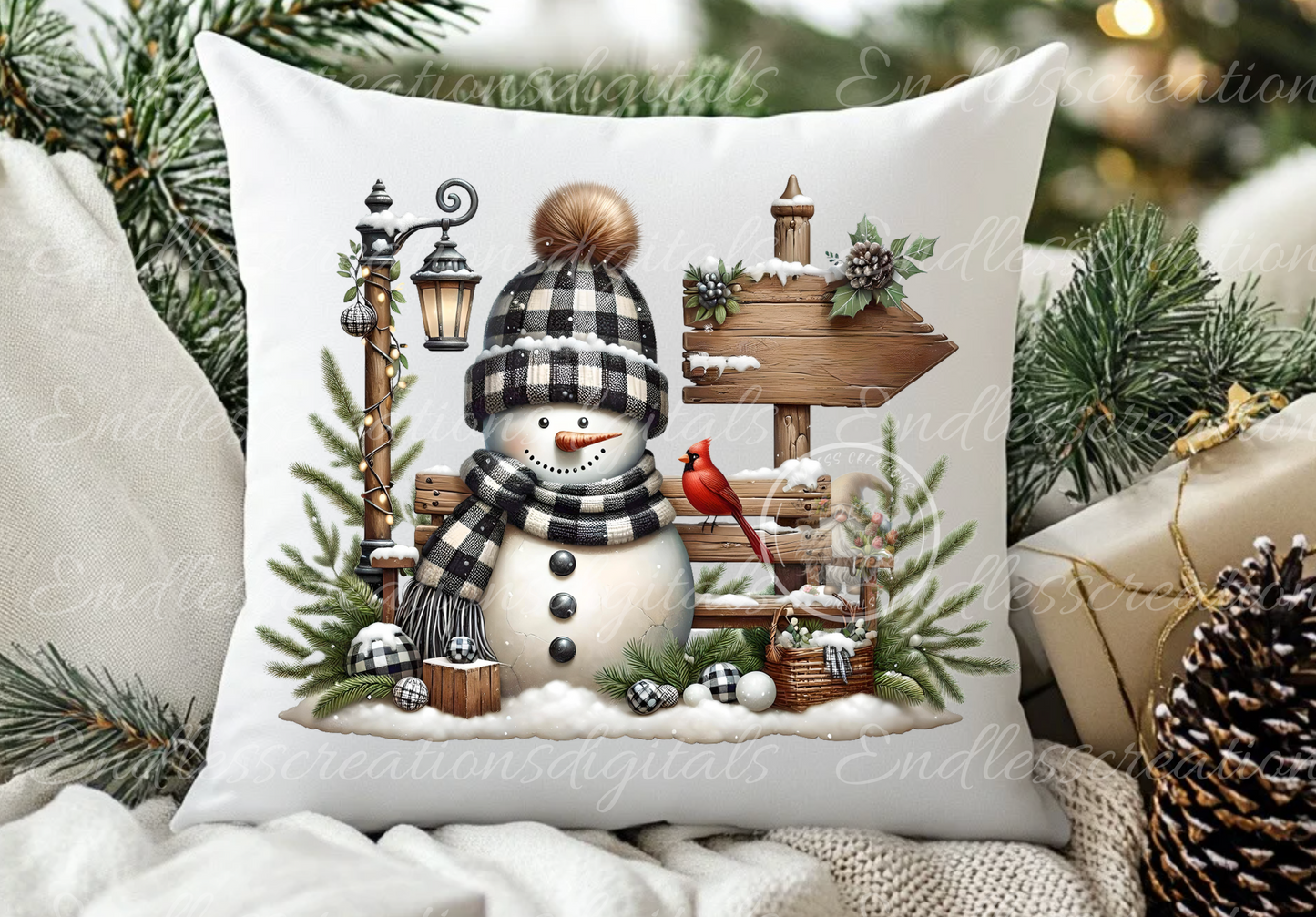 FARMHOUSE STYLE SNOWMAN BUNDLE