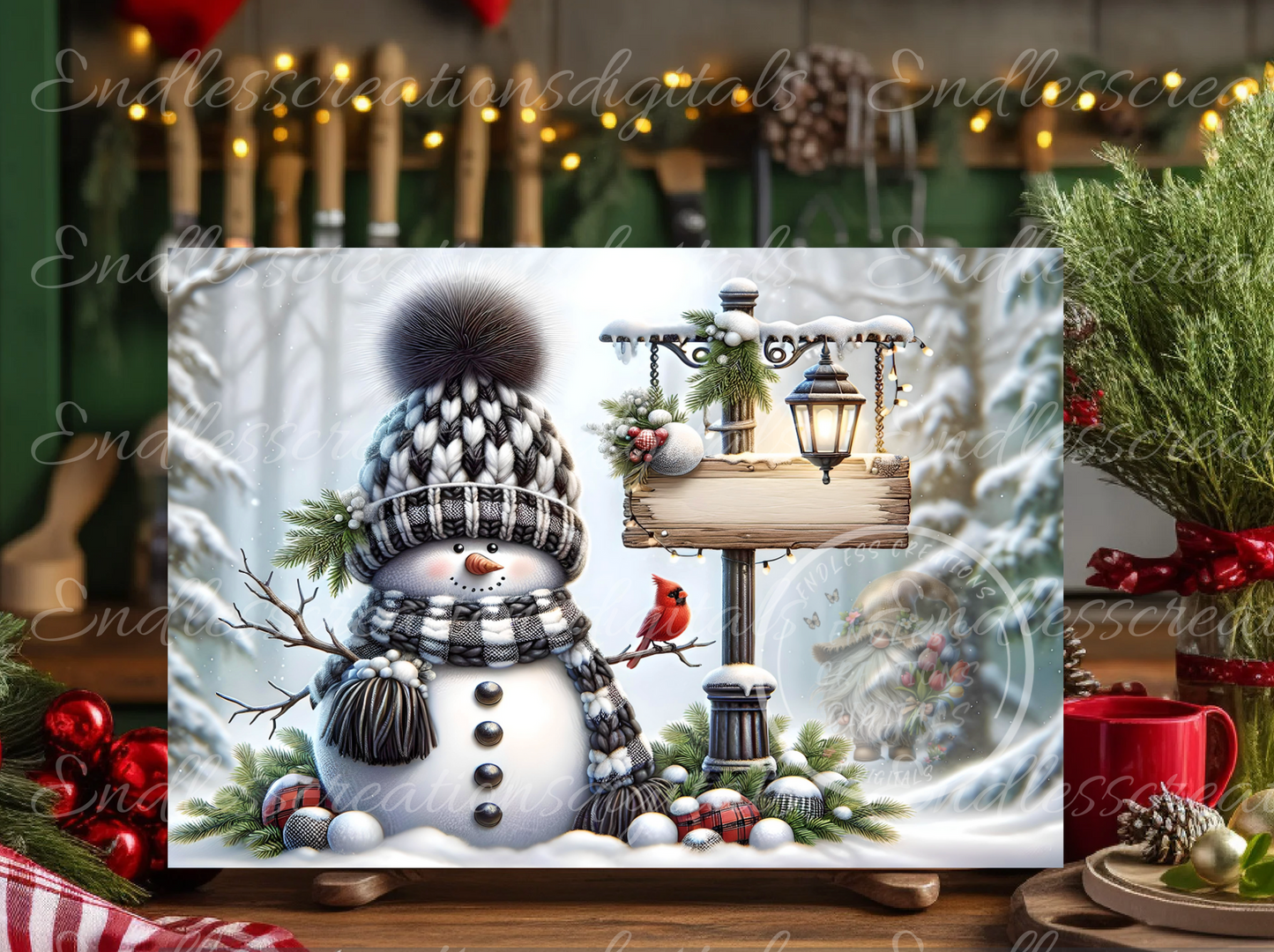 FARMHOUSE STYLE SNOWMAN BUNDLE