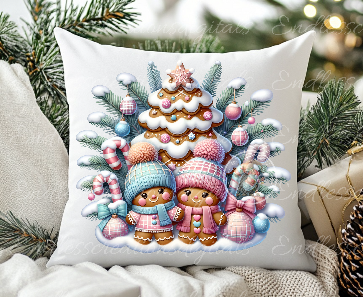 PINK GINGERBREAD HOUSE BUNDLE
