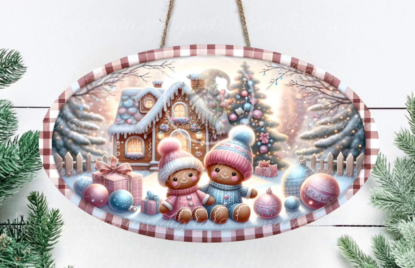 PINK GINGERBREAD HOUSE BUNDLE