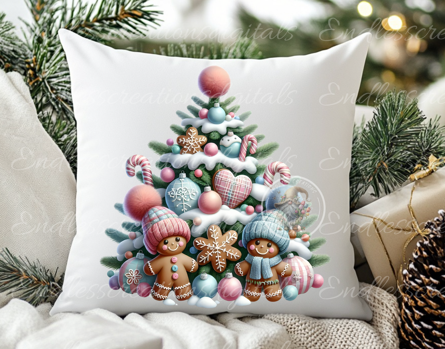 PINK GINGERBREAD HOUSE BUNDLE