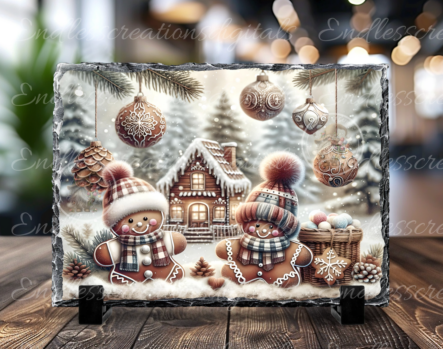 WINTER GINGERBREAD RECTANGLE