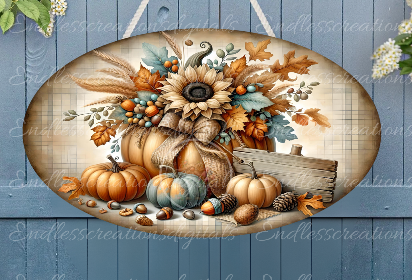 HAPPY FALL OVAL DIGITAL