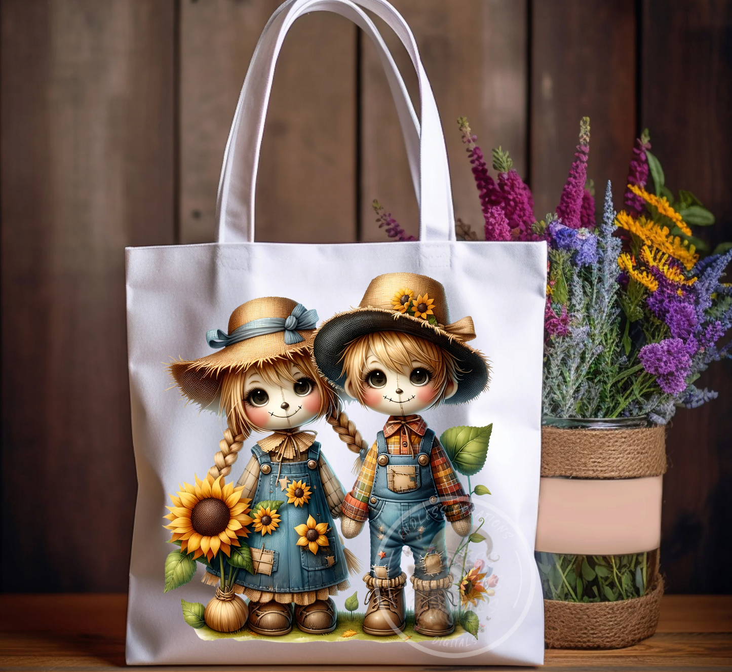 FALL SCARECROW TRANSPARENCIES