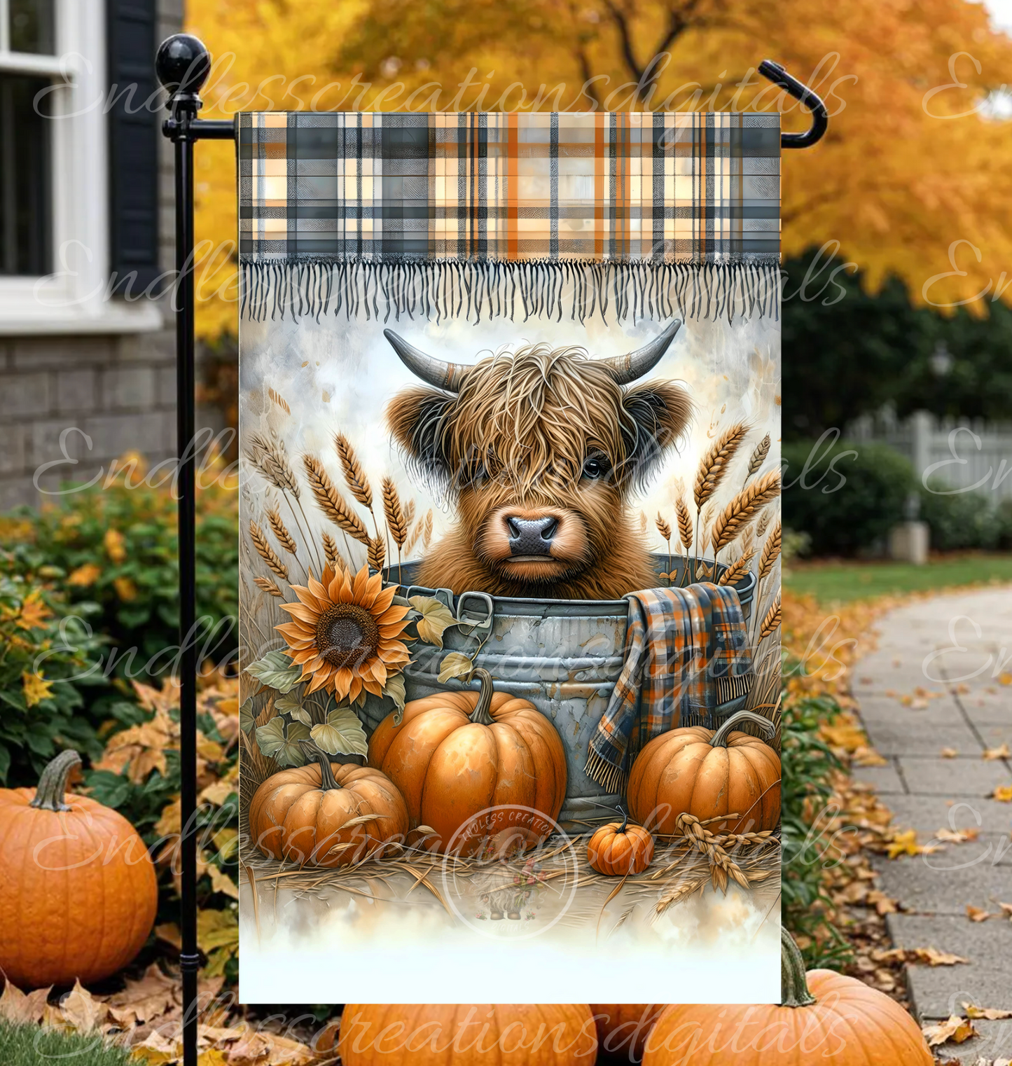 WELCOME TO OUR HERD GARDEN FLAG