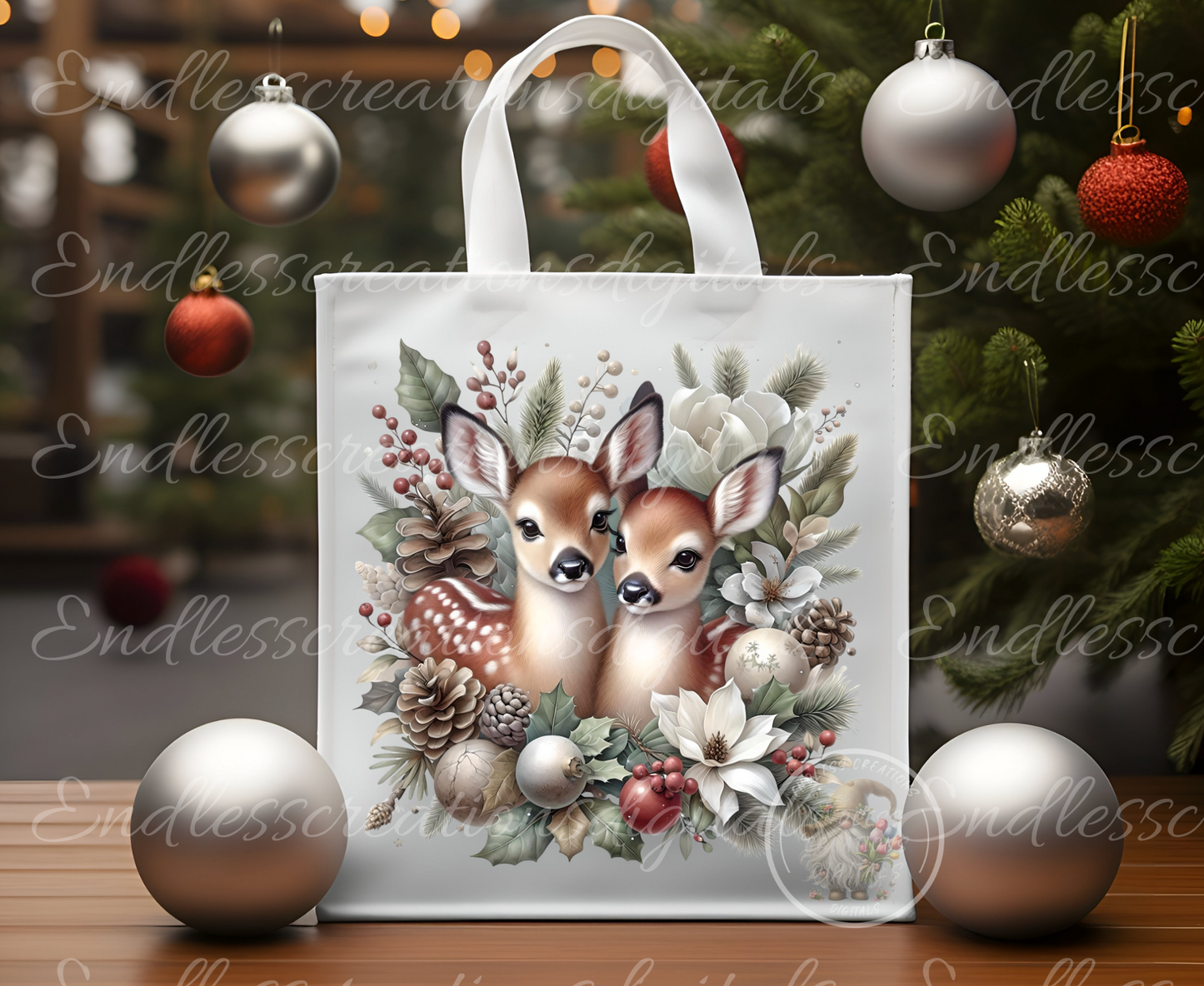 WINTER DEER TRANSPARENCIES