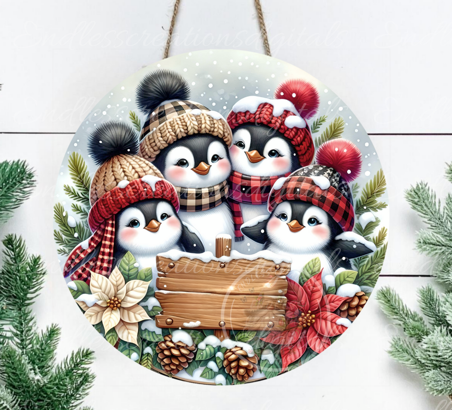 WINTER SNOW PLACE LIKE HOME PENGUINS