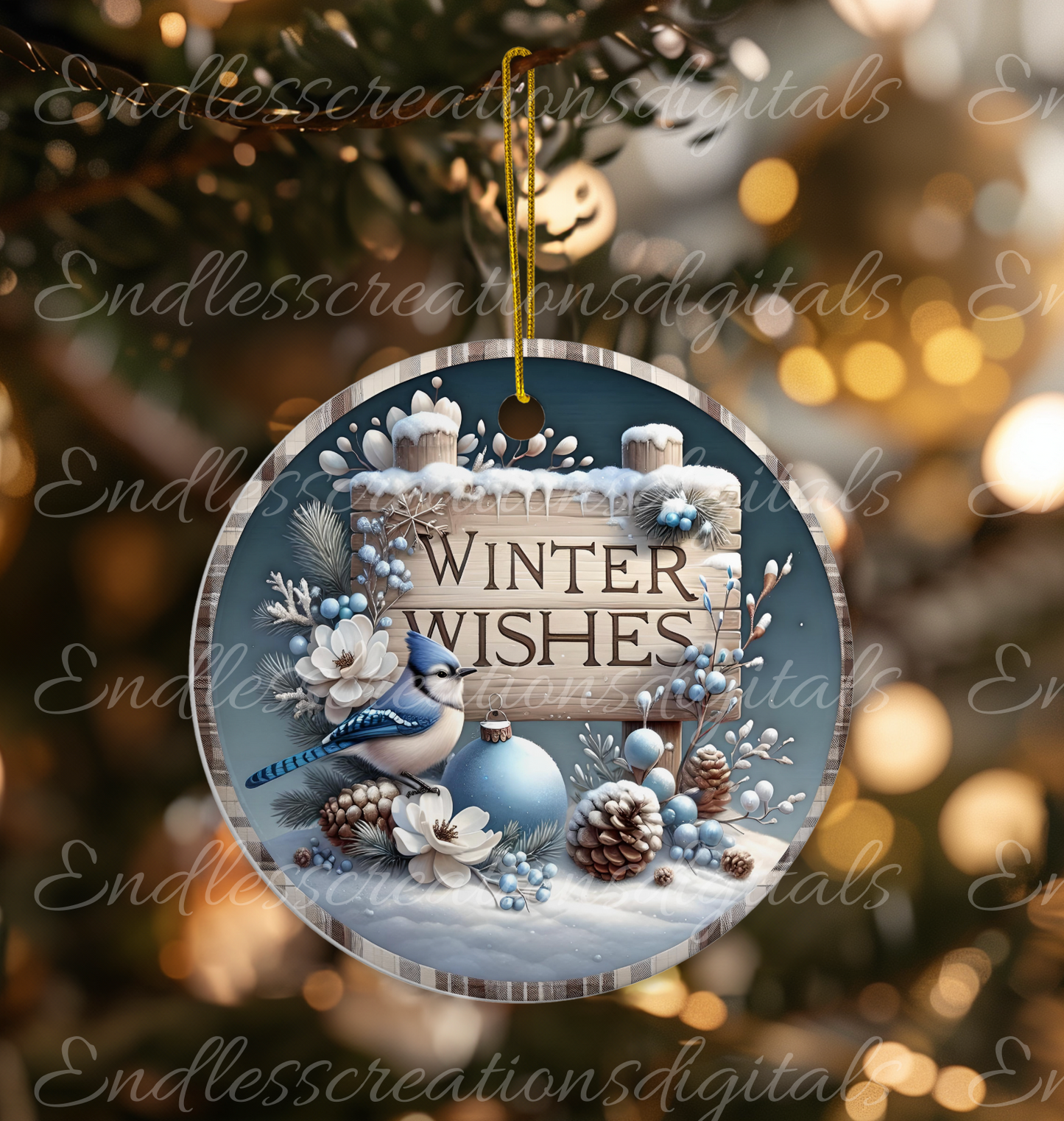 BLUE JAY WINTER WISHES