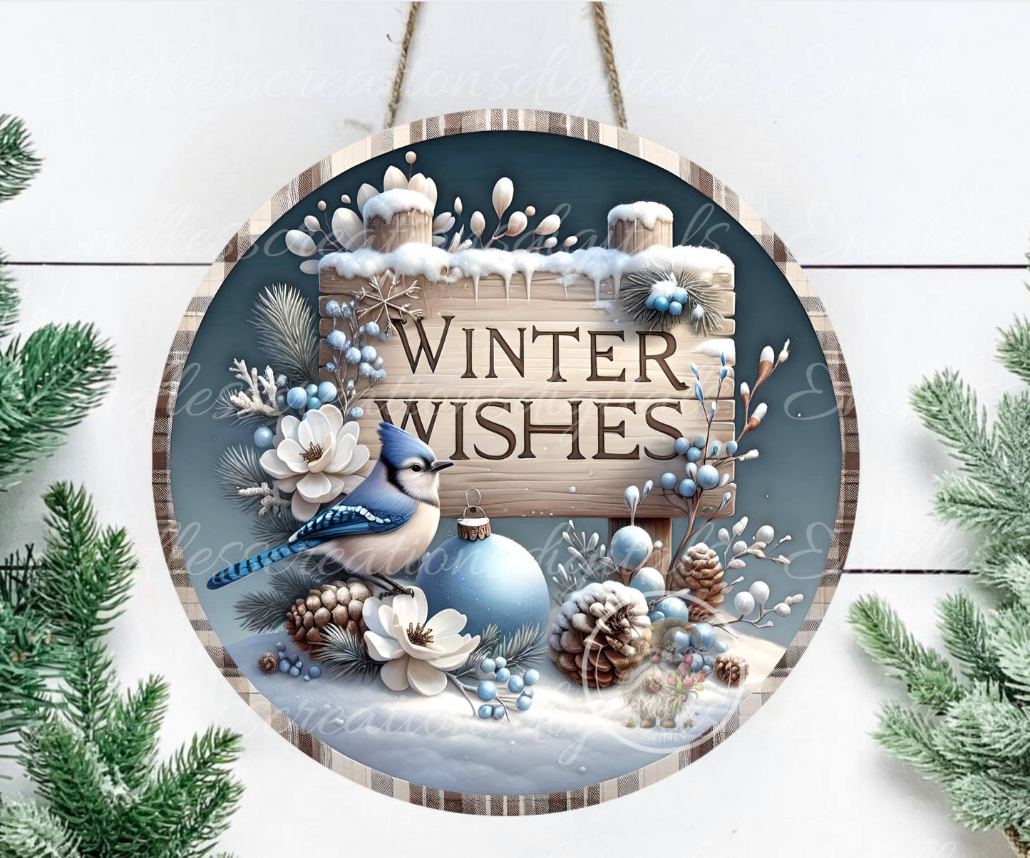 BLUE JAY WINTER WISHES