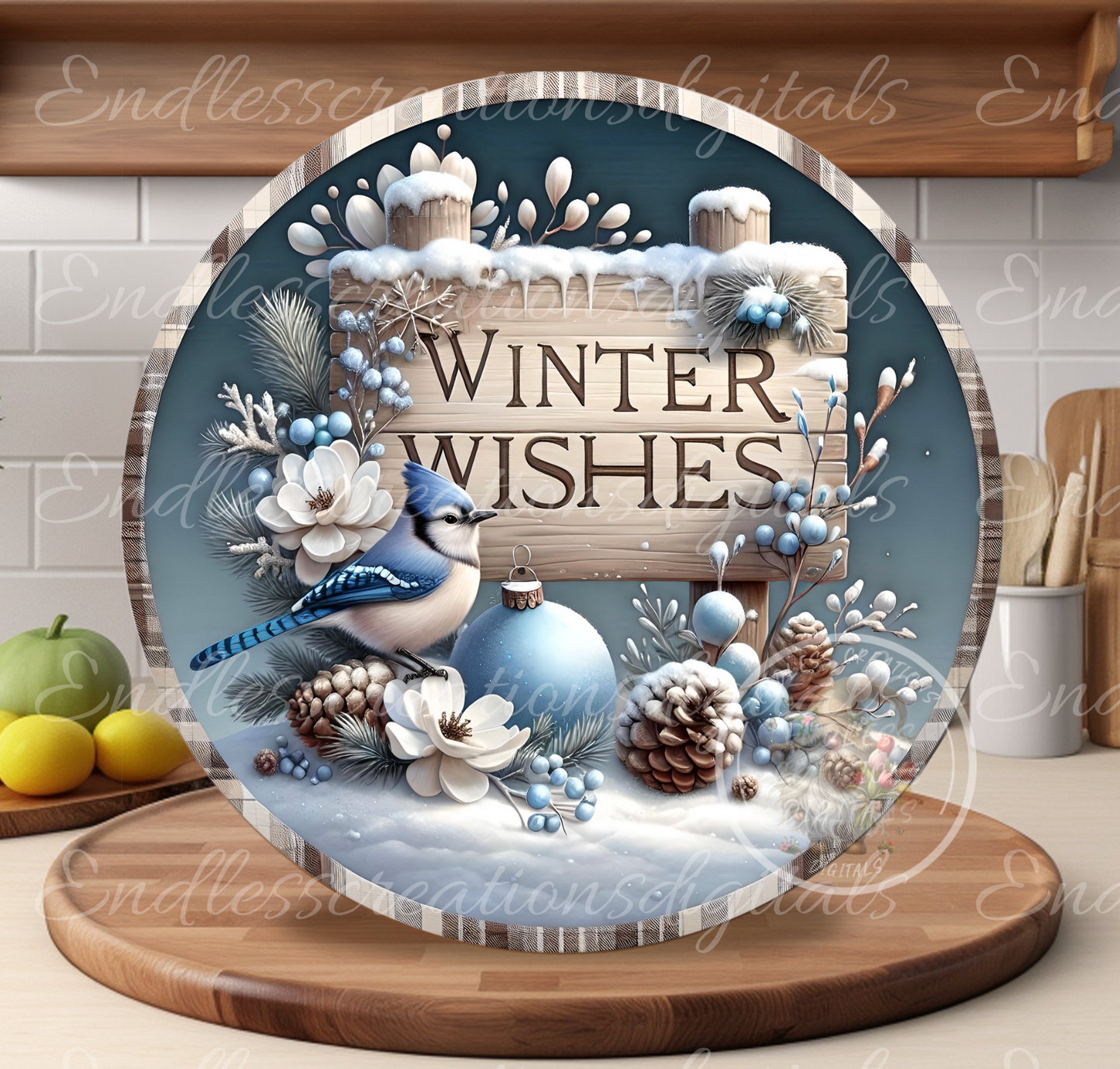 BLUE JAY WINTER WISHES