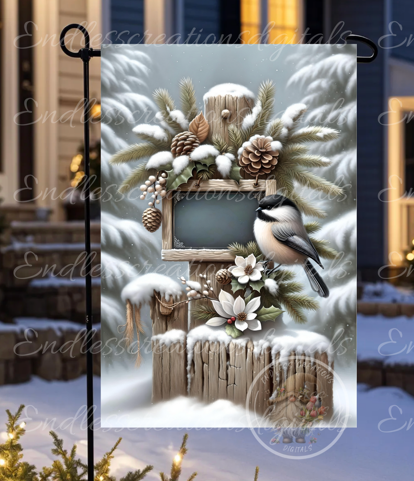 CHICKADEE WINTER BLESSINGS