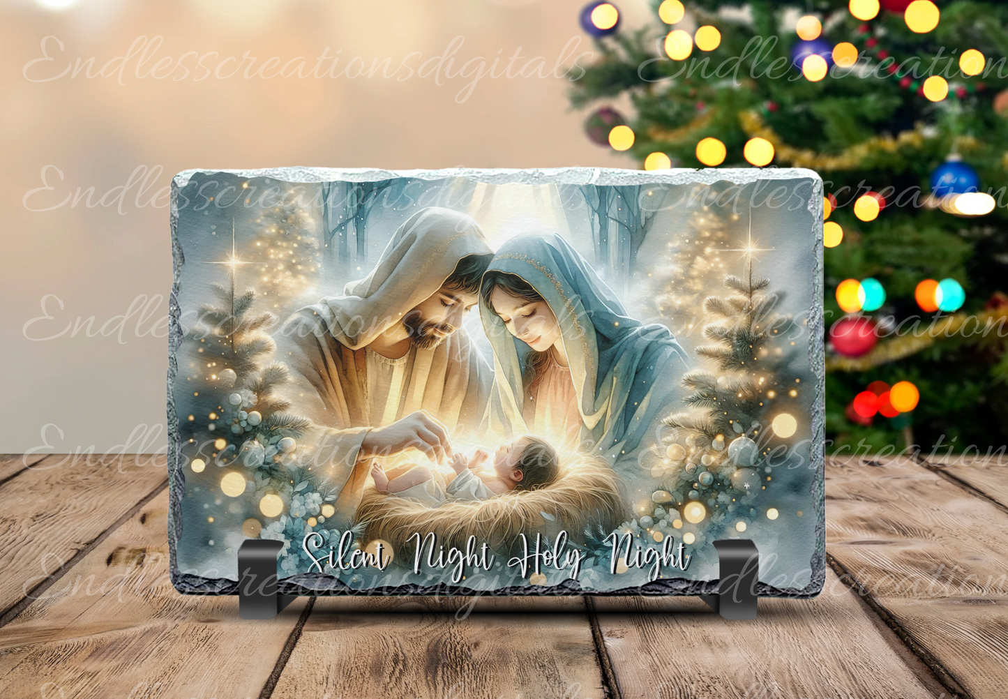 SILENT NIGHT RECTANGLE/TINS