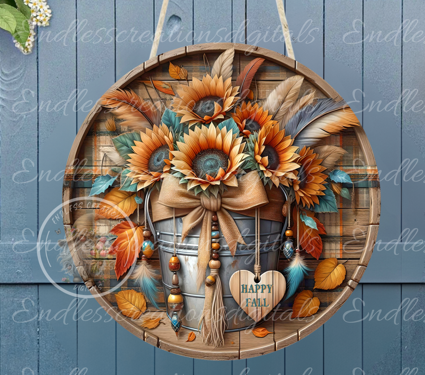FALL NATIVE FLORAL ROUND