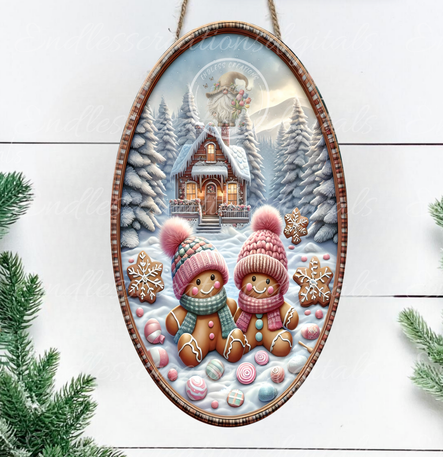 PINK GINGERBREAD HOUSE BUNDLE