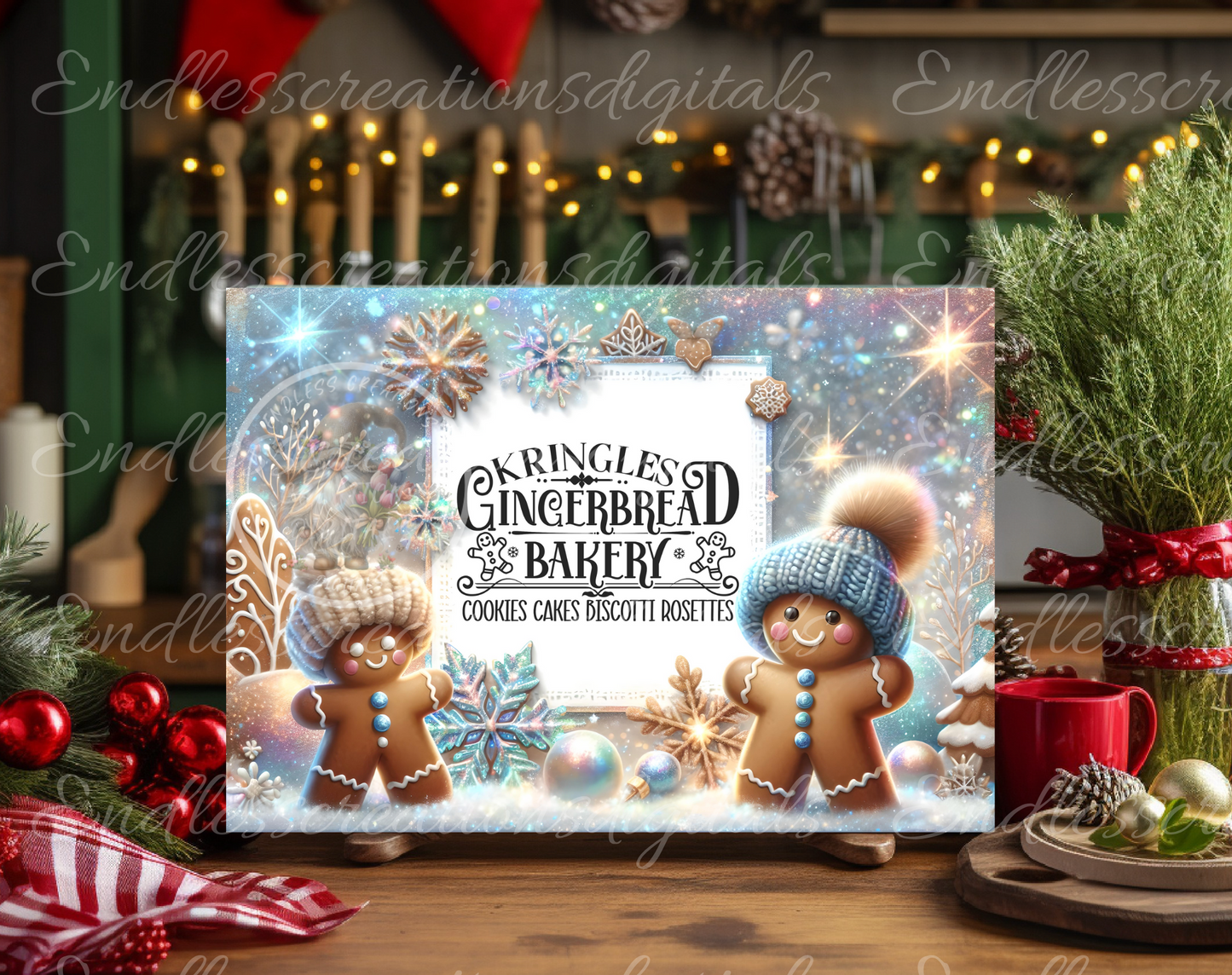 GINGERBREAD RECTANGLE TIN BUNDLE