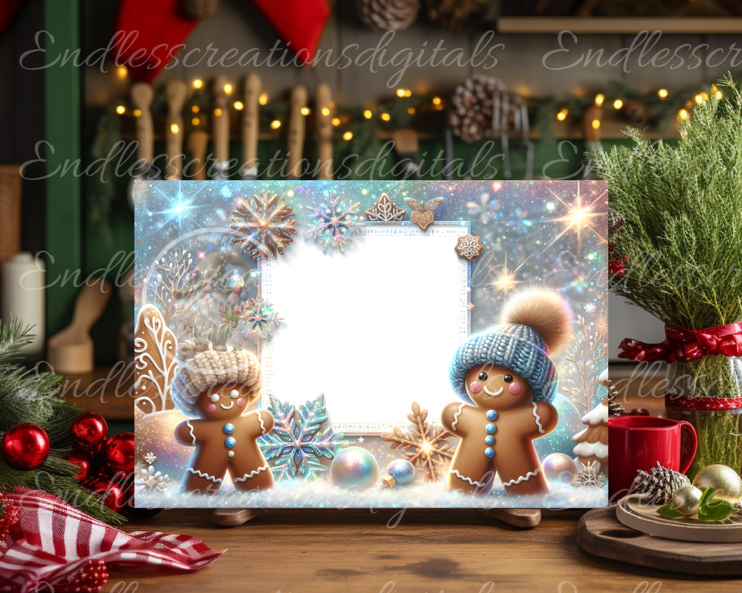 GINGERBREAD RECTANGLE TIN BUNDLE