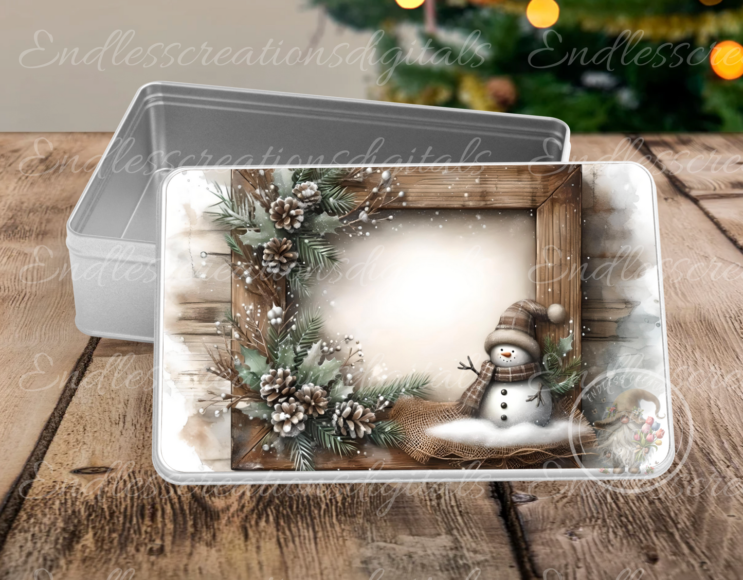 FROSTY'S CAFE WINTER RECTANGLE/TIN