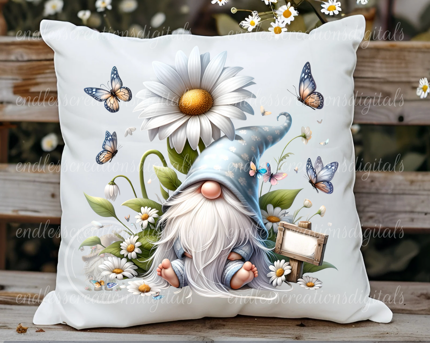 BUTTERFLY SPRNG GNOME TRANSPARENCIES