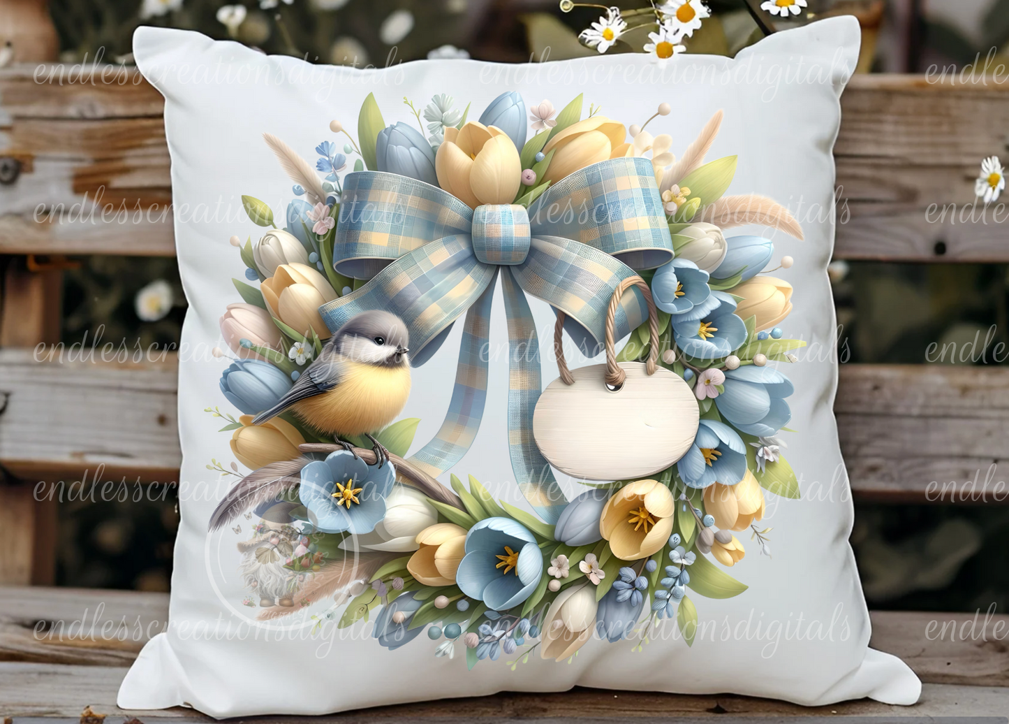 TULIP WREATH TRANSPARENCIES