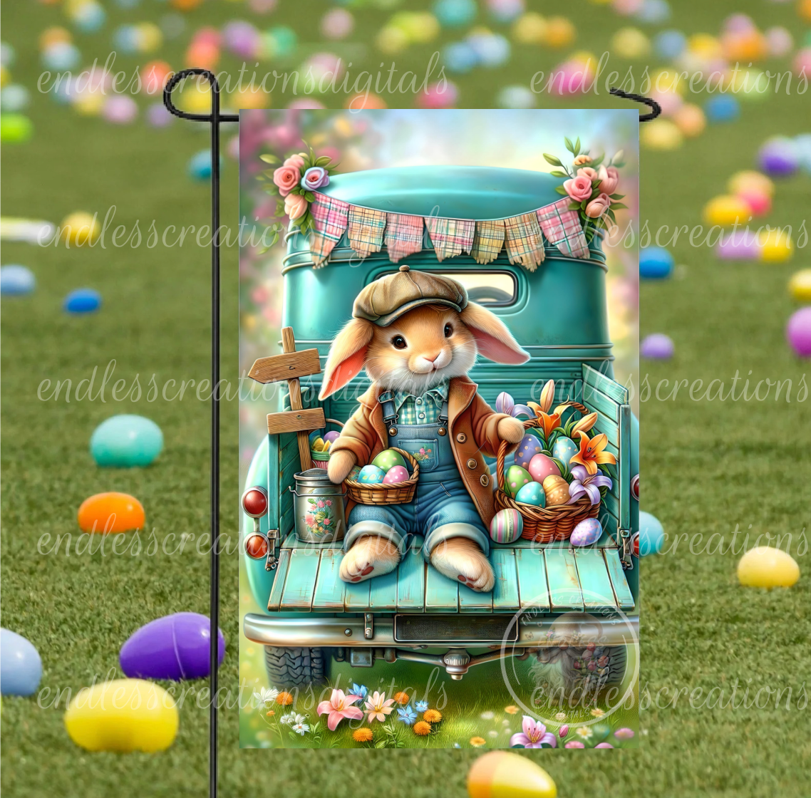 EASTER BLUE TRUCK