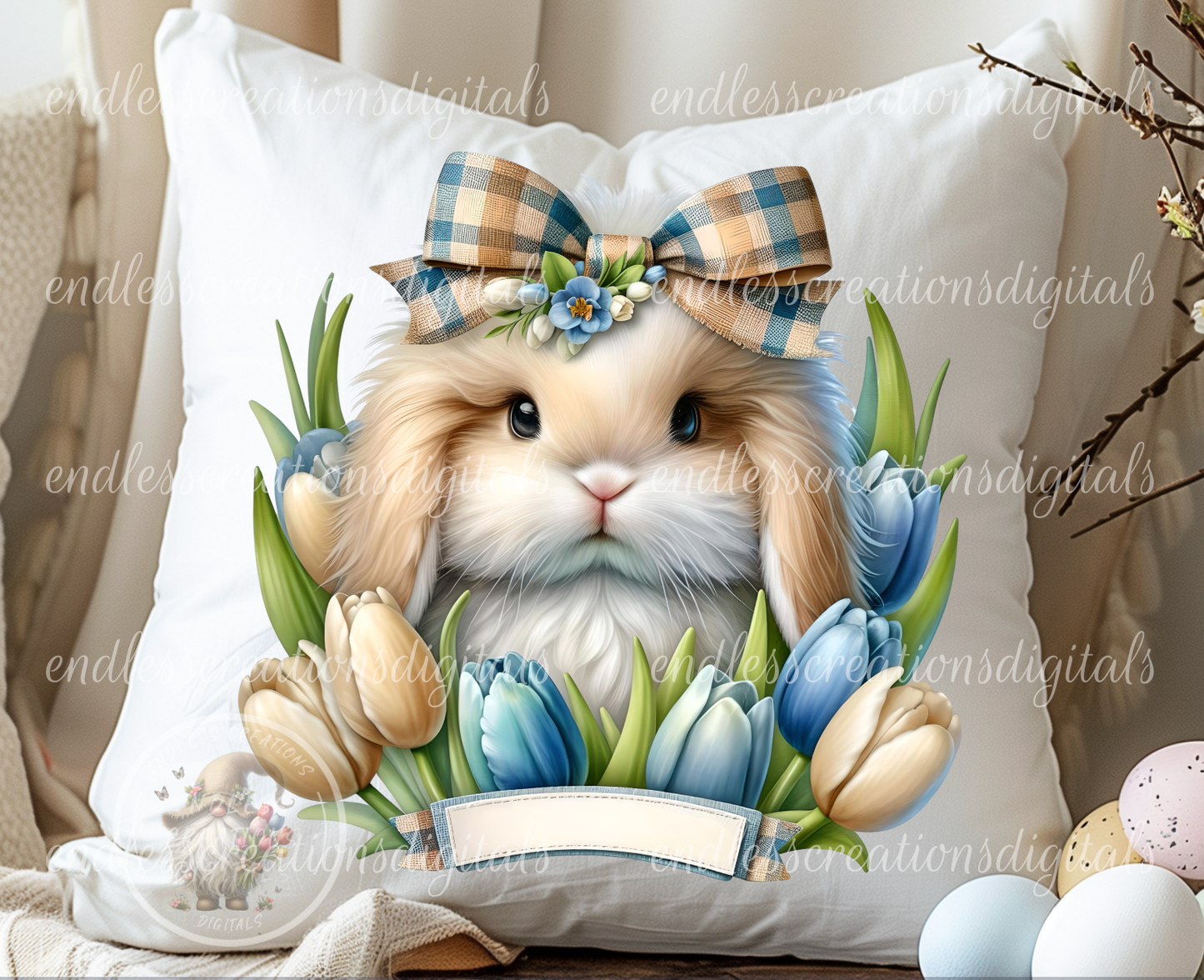 CUTE SPRING BUNNY TRANSPARENCIES