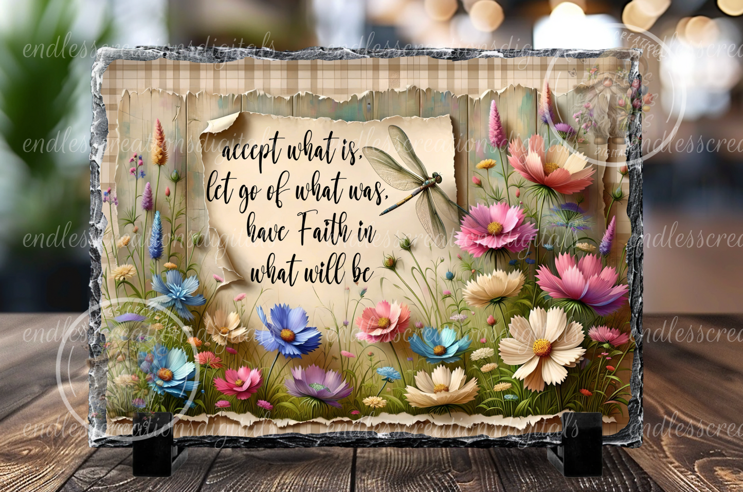 INSPIRATIONAL WILDFLOWER DRAGONFLY