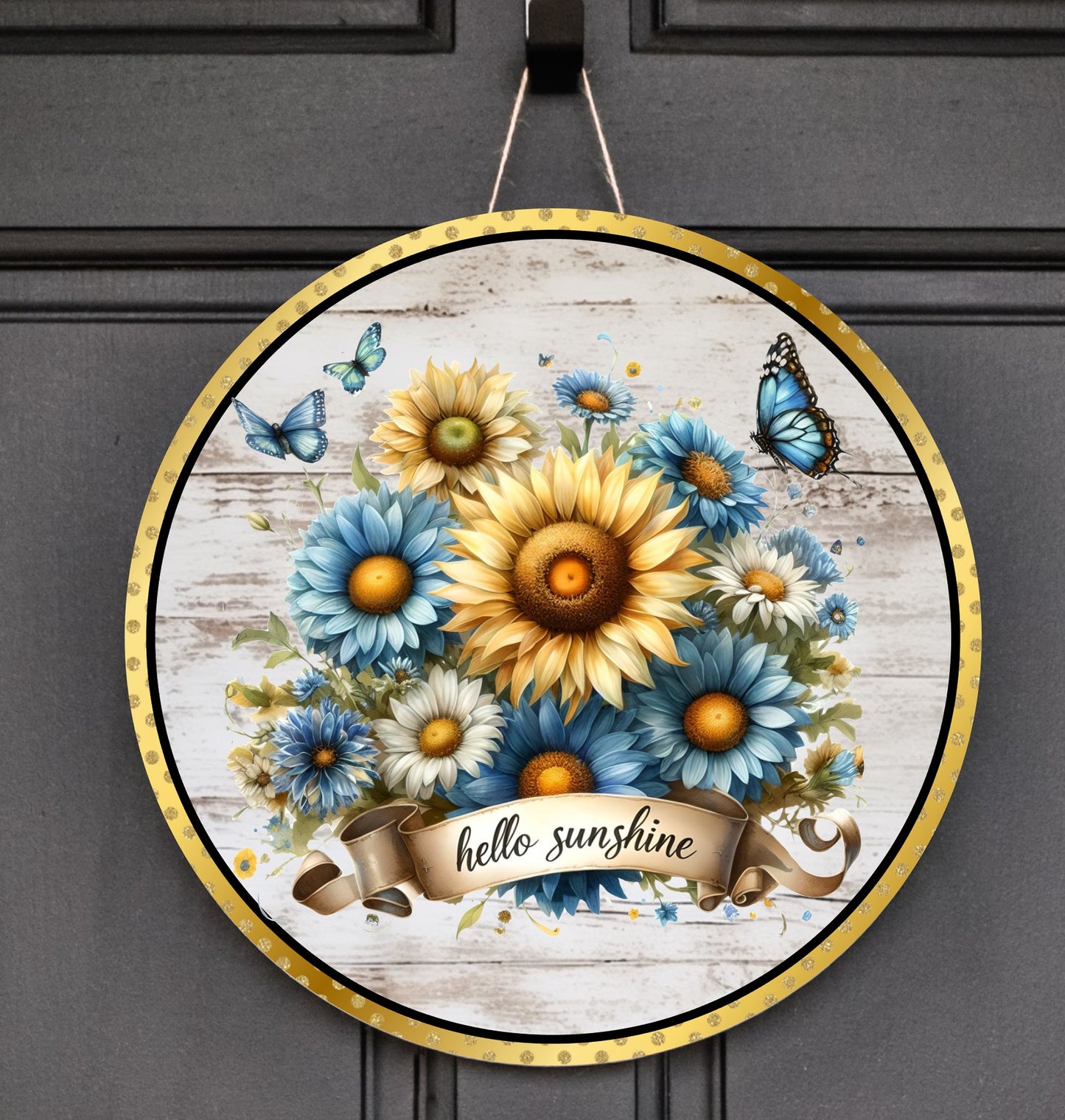 SUMMER ROUND DOOR HANGER, wreath sign png, for sublimation high resolution 2 png files use on pillow, mugs etc