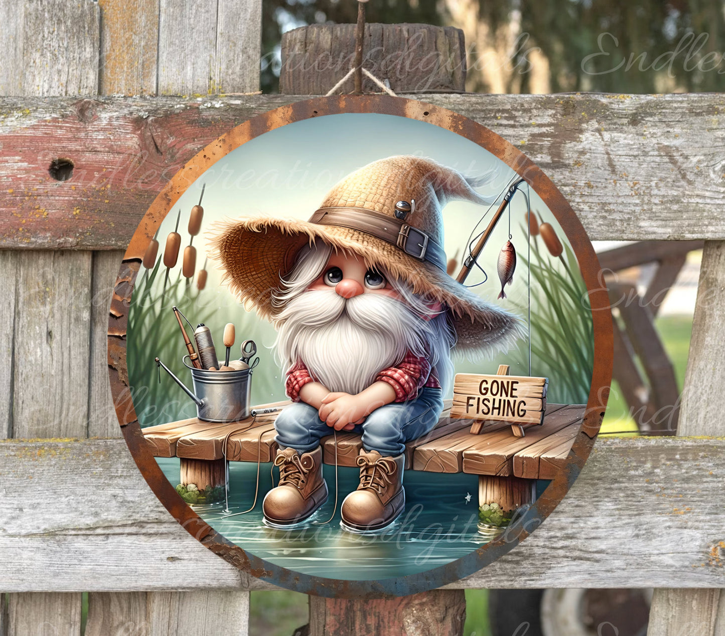 GONE FISHING ROUND