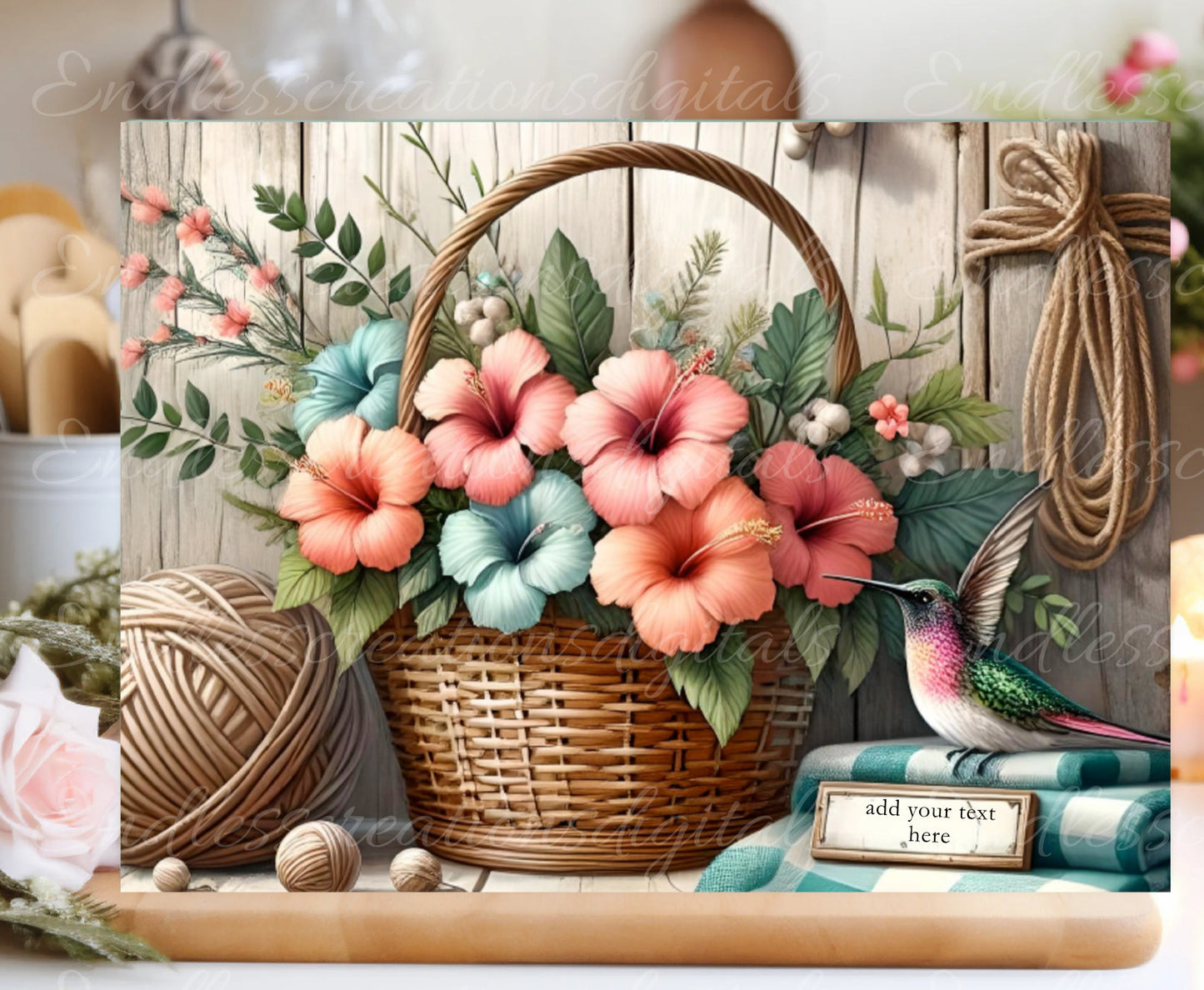 FLORAL CUTTING BOARD sublimation sublimation high resolution 1 file add your own text