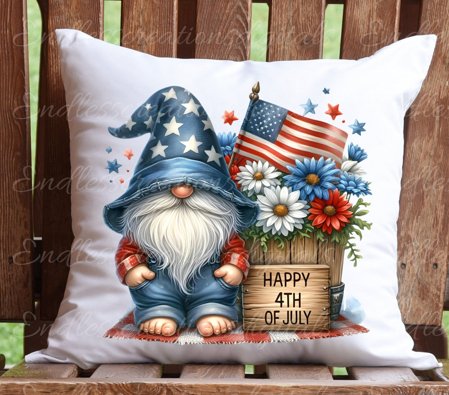 INDEPENDENCE DAY WIND SPINNER