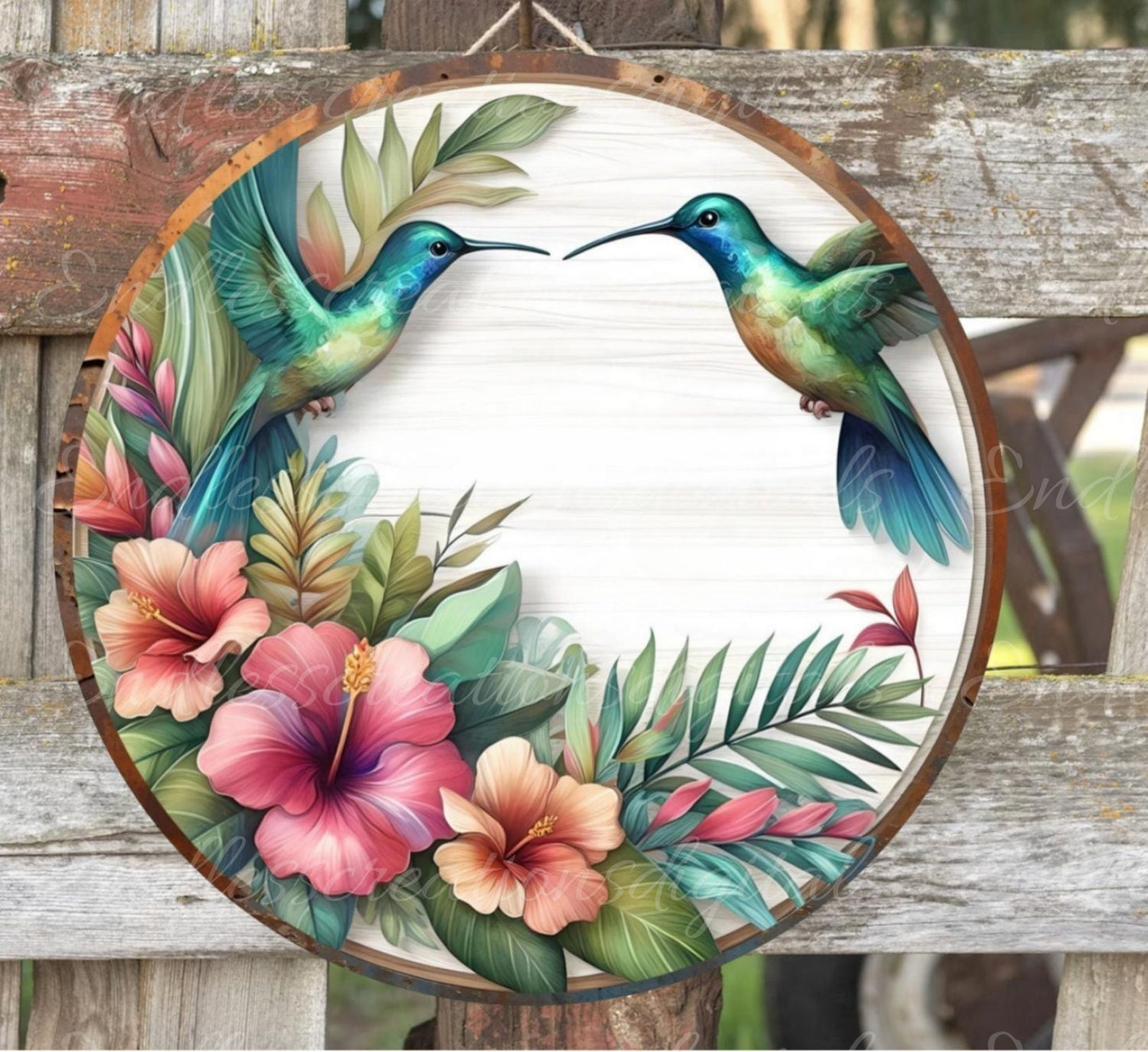 WELCOME DOOR HANGER, wreath sign png, for sublimation high resolution 2 png file, 1 round blank for your own text