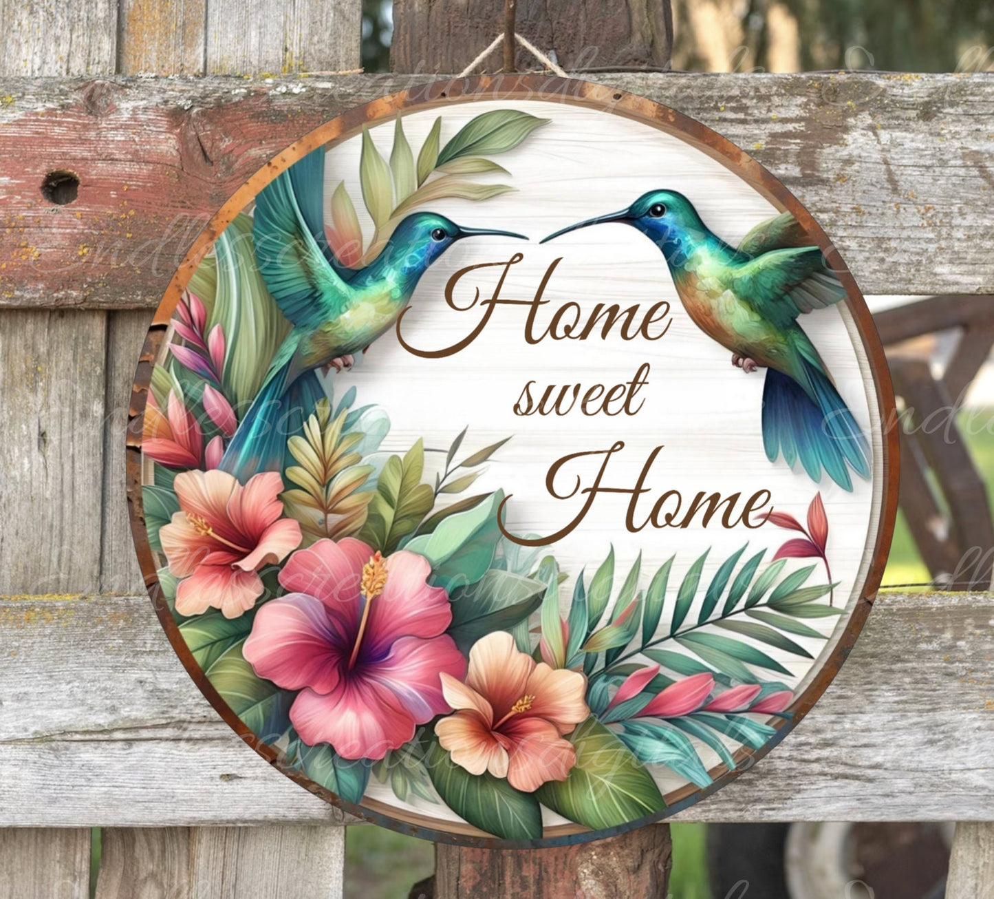 WELCOME DOOR HANGER, wreath sign png, for sublimation high resolution 2 png file, 1 round blank for your own text