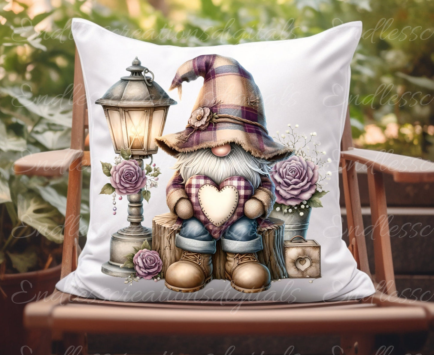 MOTHERS DAY GNOME TRANSPARENCIES