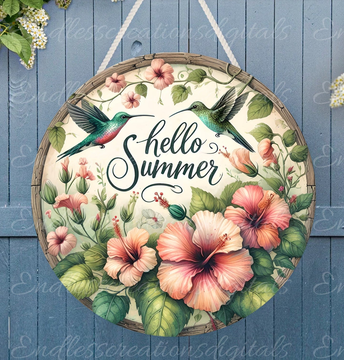 HELLO SUMMER DOOR HANGER