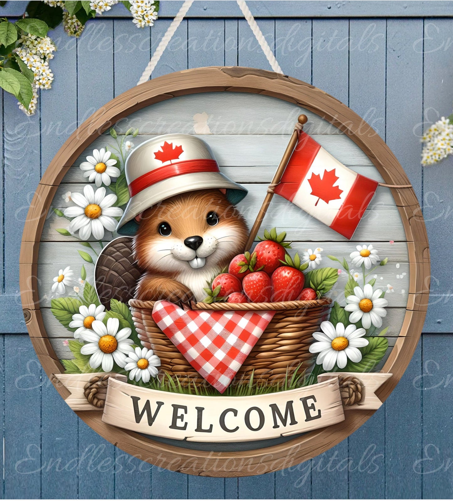 CANADA DAY DOOR hanger, wreath sign, square cutting board png, for sublimation high resolution