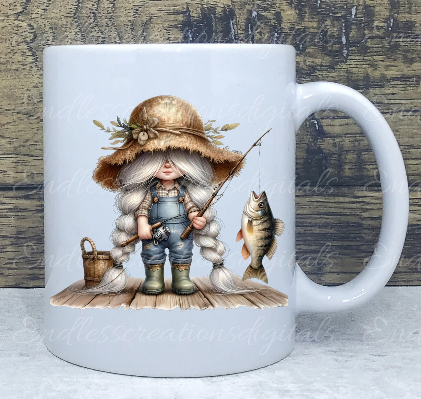 FISHING GNOMES SUBLIMATION gnome package of 5 high definition 300png