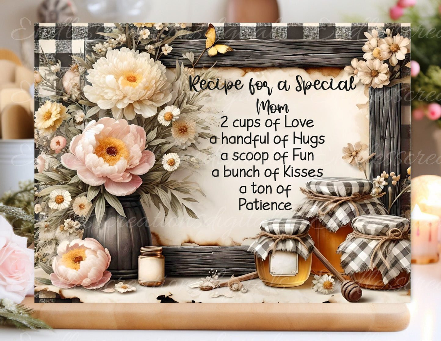 SPECIAL MOM CUTTING board sublimation sublimation high resolution 2 files, 1 add your own text