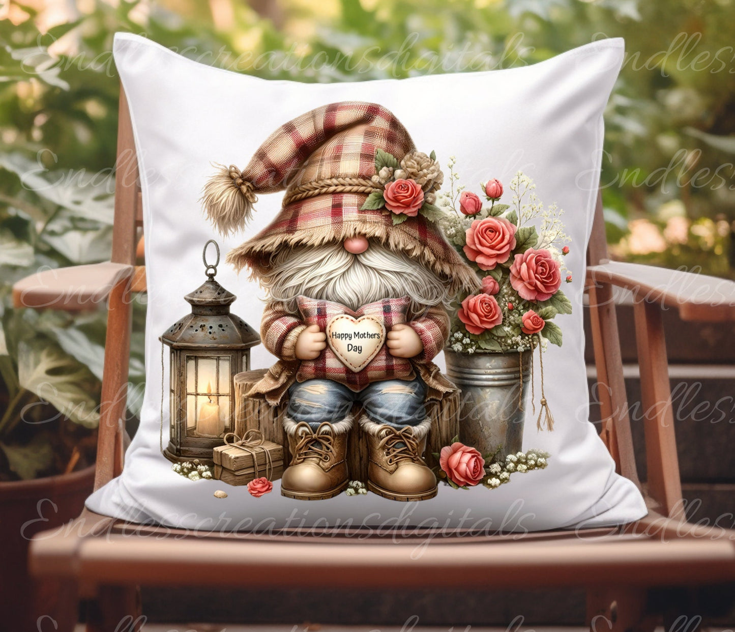 MOTHERS DAY GNOME TRANSPARENCIES