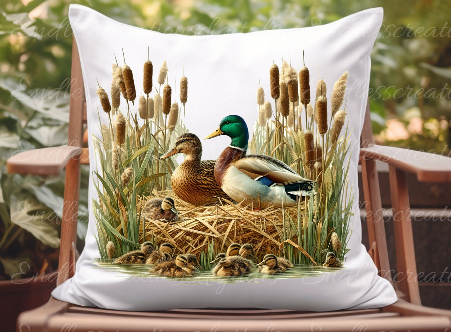 WILDLIFE PILLOW, TEA towel etc. sublimation package of 5 high definition 300png, transparent
