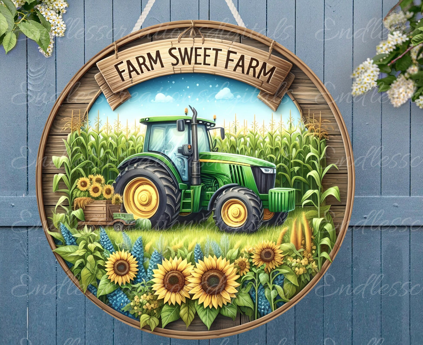 WELCOME DOOR HANGER, wreath sign png, for sublimation high resolution, 2 files for download, 1 add your own text!