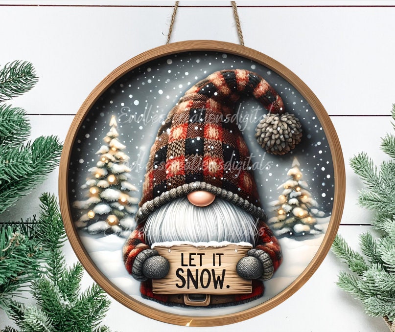 LET IT SNOW WINTER GNOME