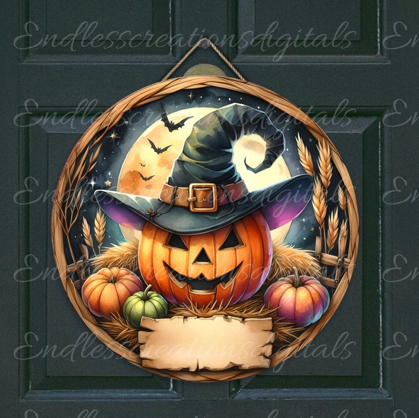 WELCOME TO MY PATCH FALL DOOR HANGER